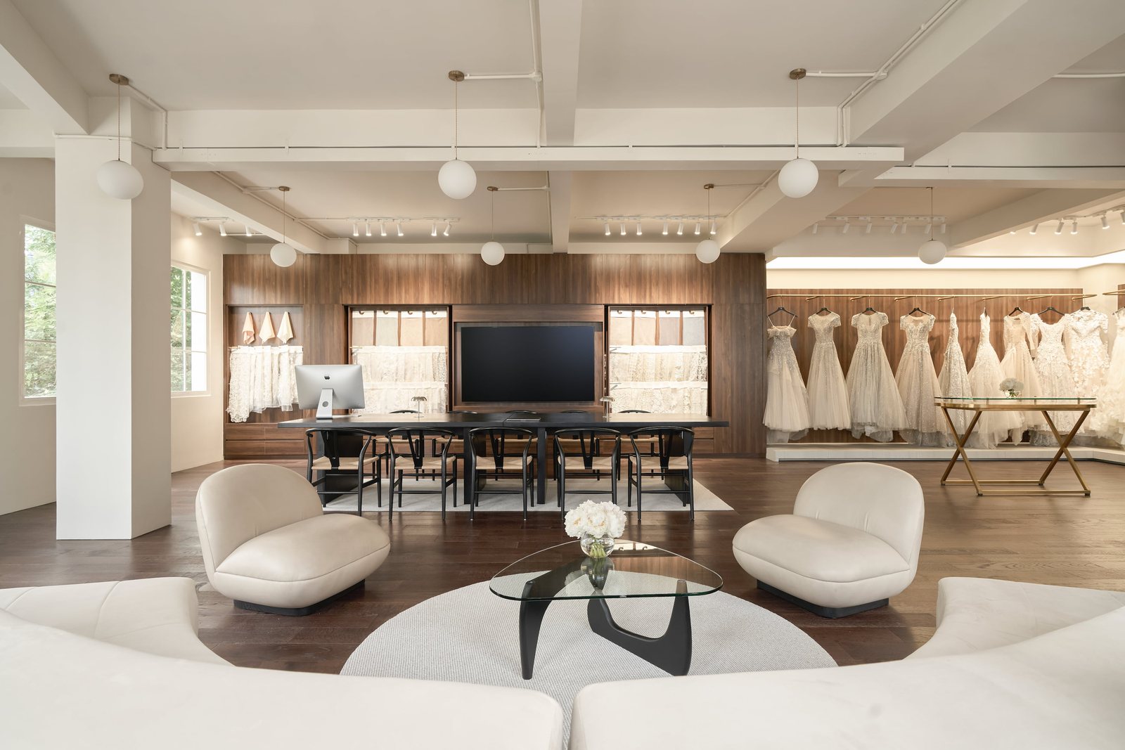 Gown display space