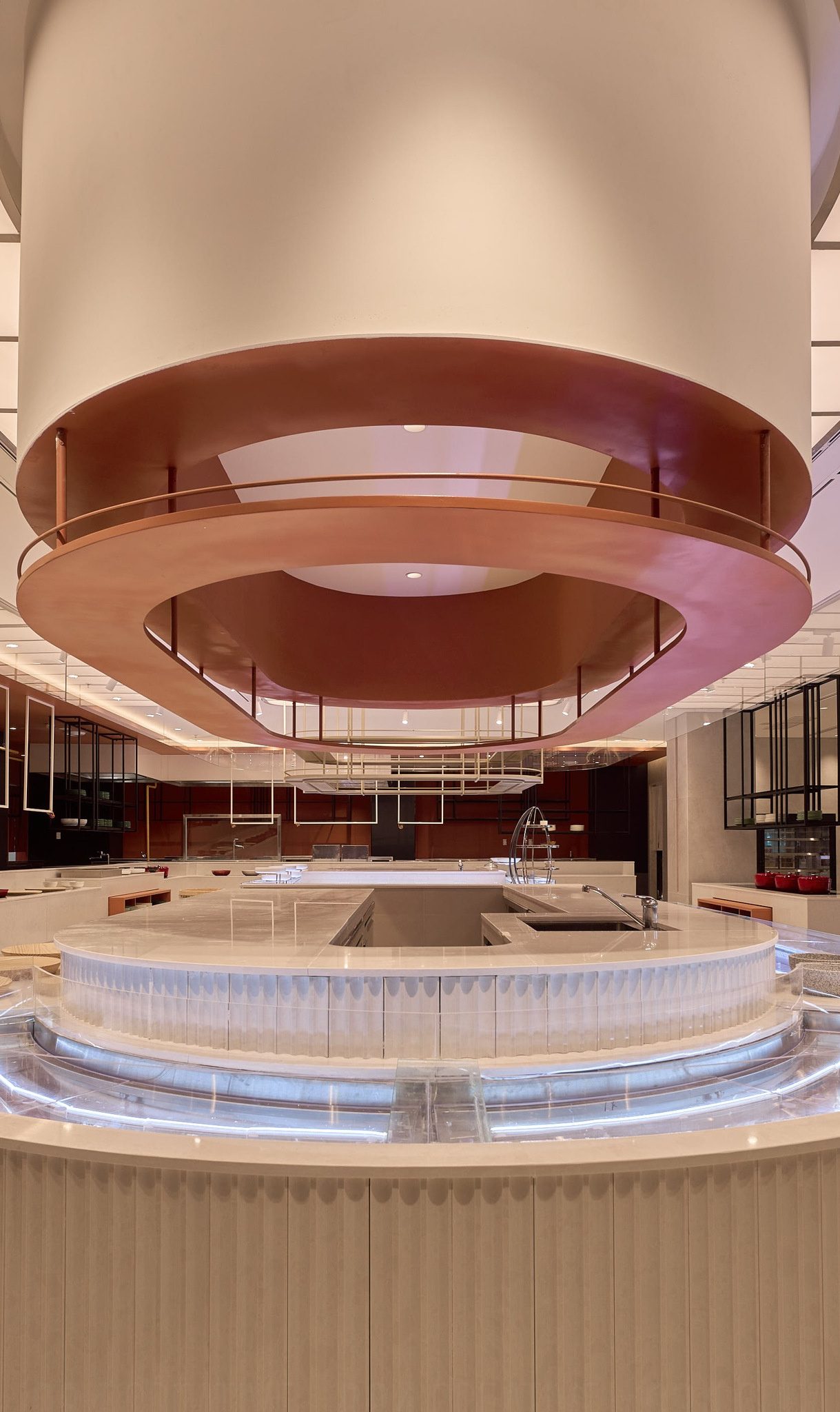 The Dining Gallery open kitchen, completed